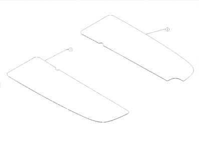 Foot Pad Diagram and Parts List for 13AC77SY000 2022 Yard Machines Lawn Tractor